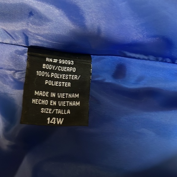 Dana Kay Vivid Blue Jacket with Jeweled Buttons - Picture 10 of 12